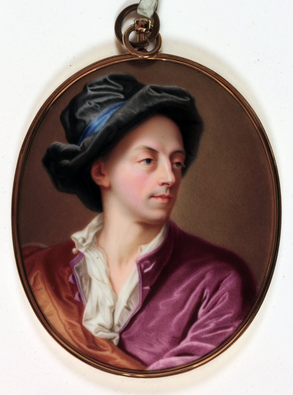 Matthew Prior (emalje) af Charles Boit