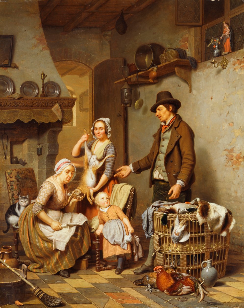 Spilsælgeren, 1841 af Charles Brias
