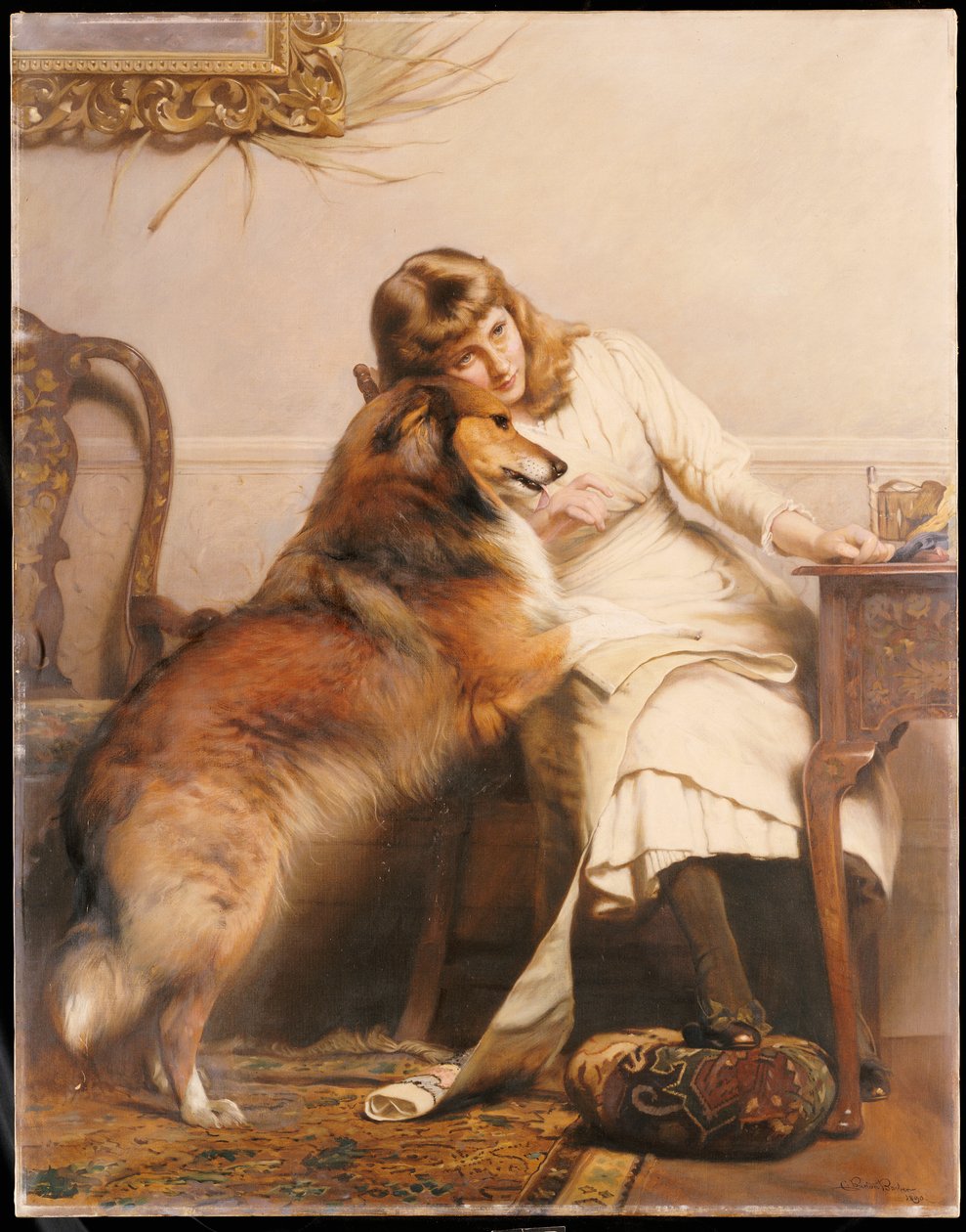 Kæreste, 1890 af Charles Burton Barber