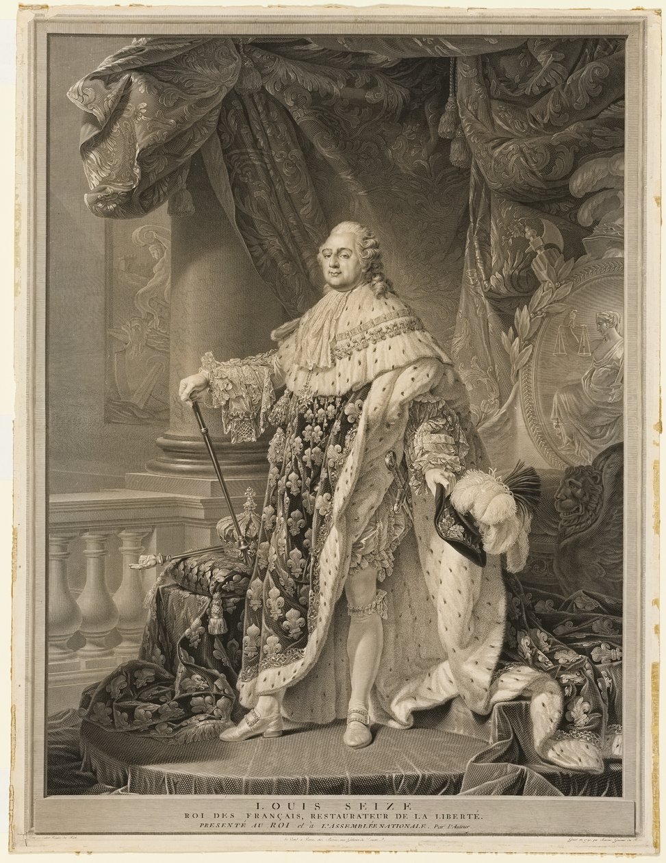 Ludvig XVI af Charles Clément Bervic