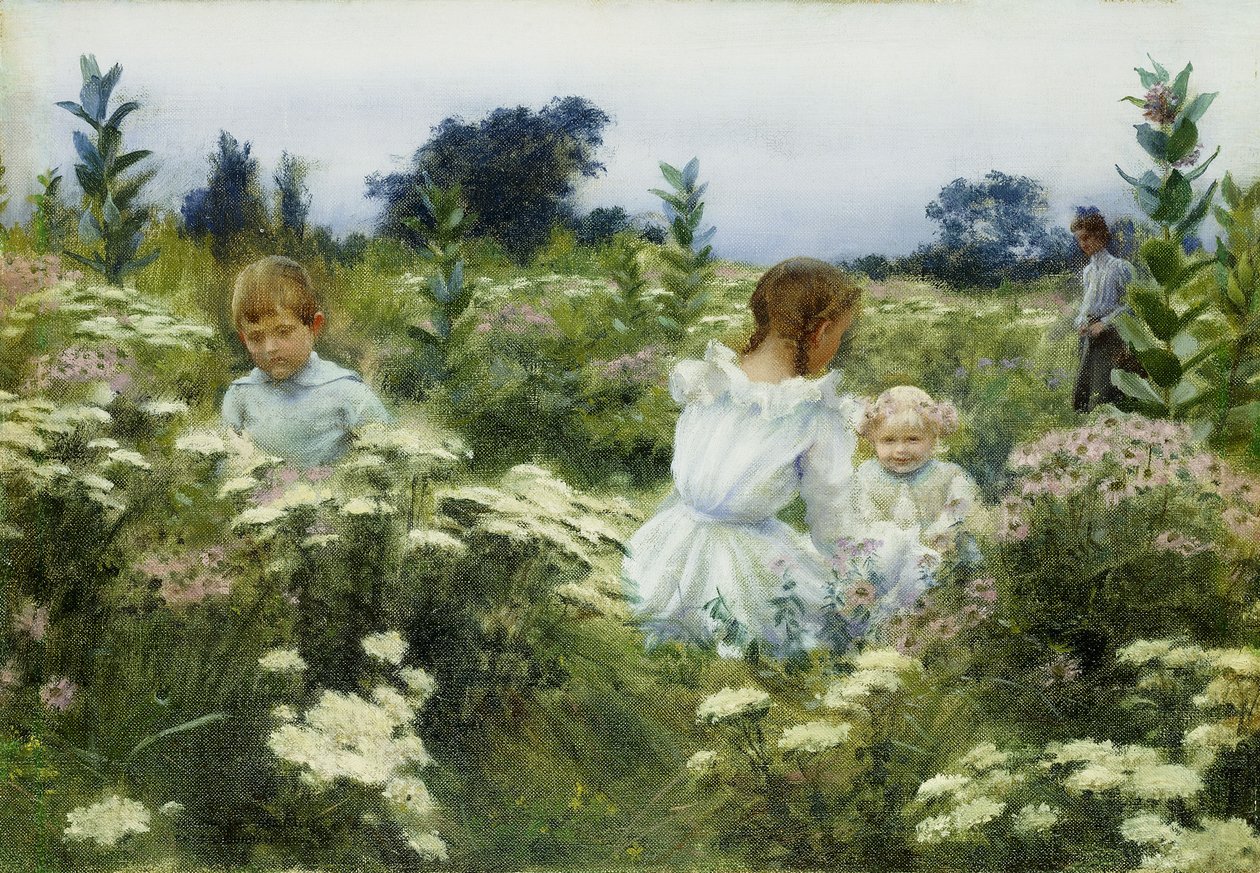 Blandt vilde blomster af Charles Courtney Curran