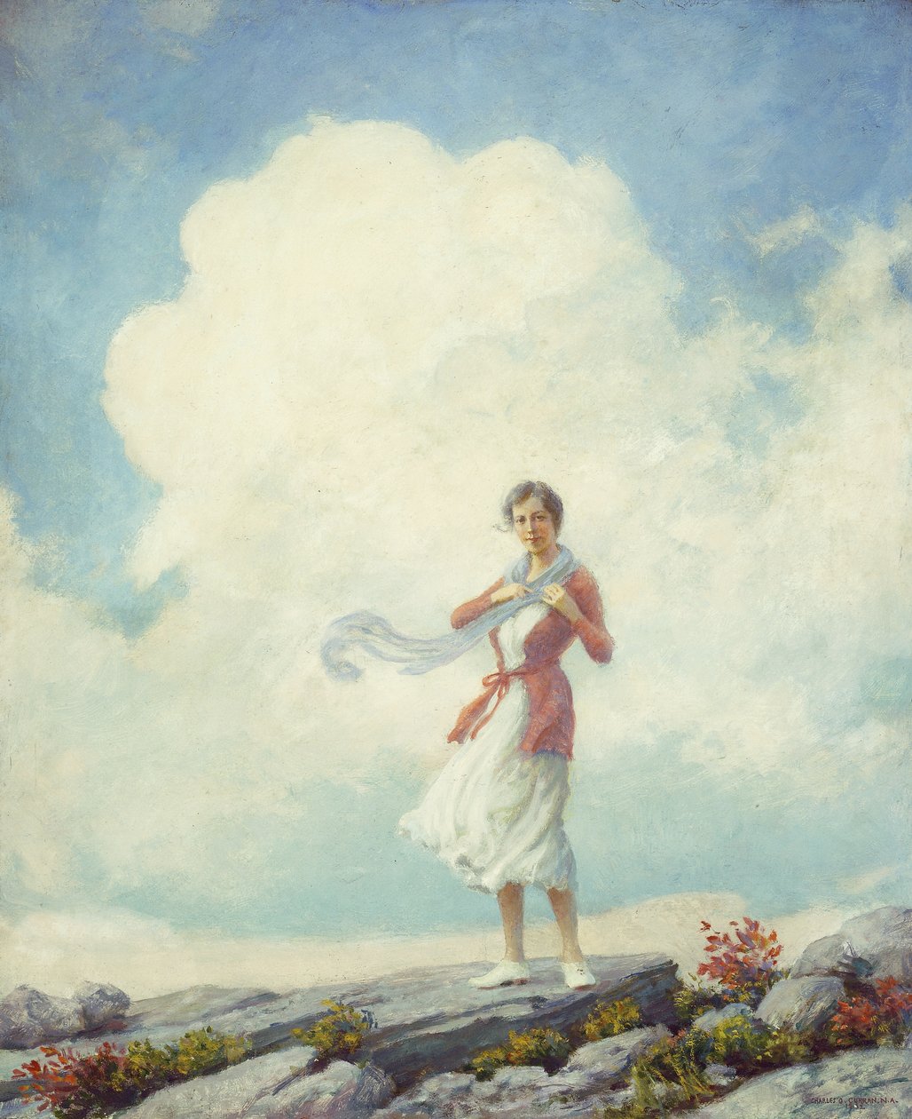 På topmødet af Charles Courtney Curran