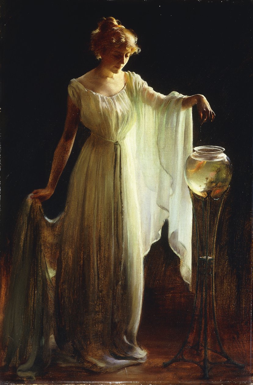 Guldfisken af Charles Courtney Curran
