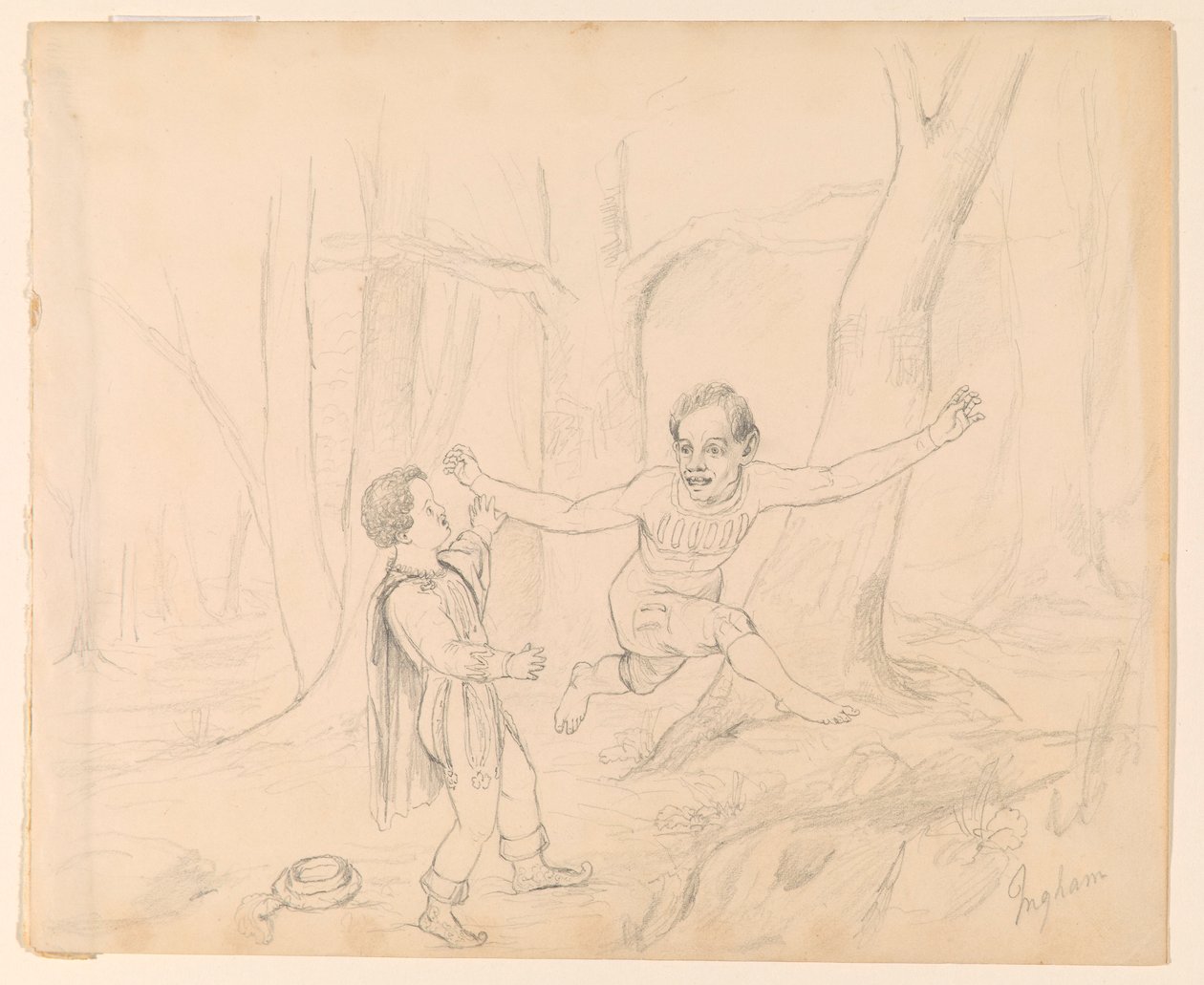 Scene fra Scott af Charles Cromwell Ingham