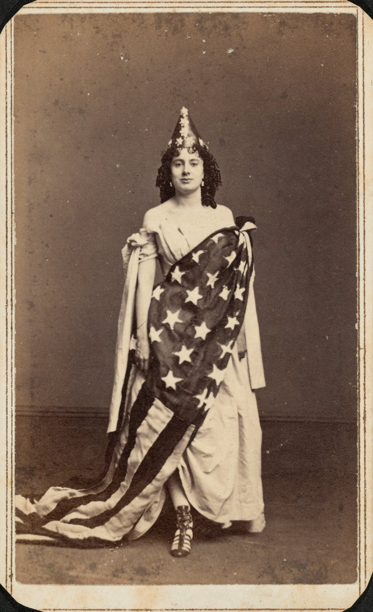Isabelle "Belle" Freeman, ca. 1860 (foto) af Charles D. Fredricks