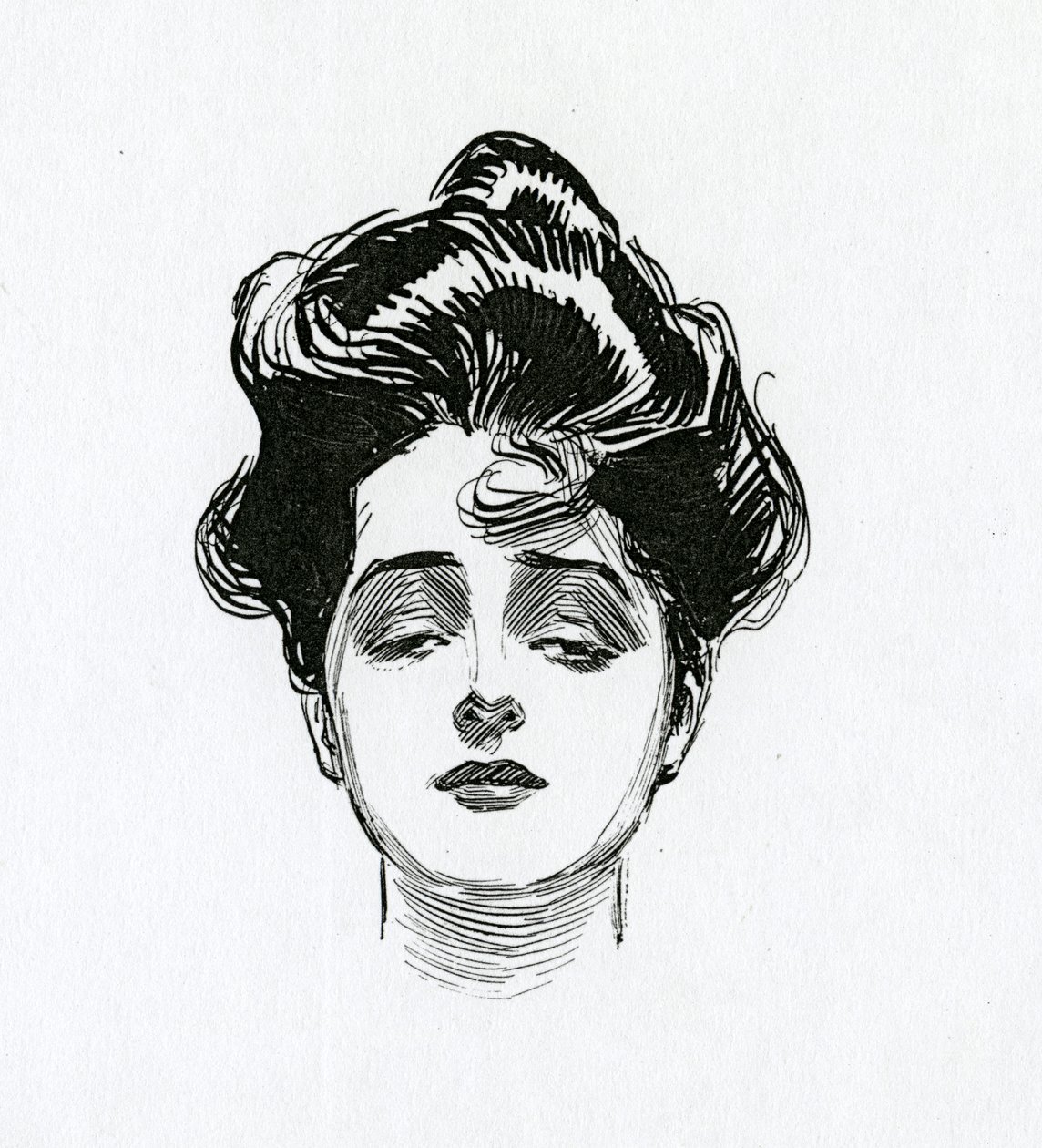 En Gibson-pige, ca. 1902 af Charles Dana Gibson
