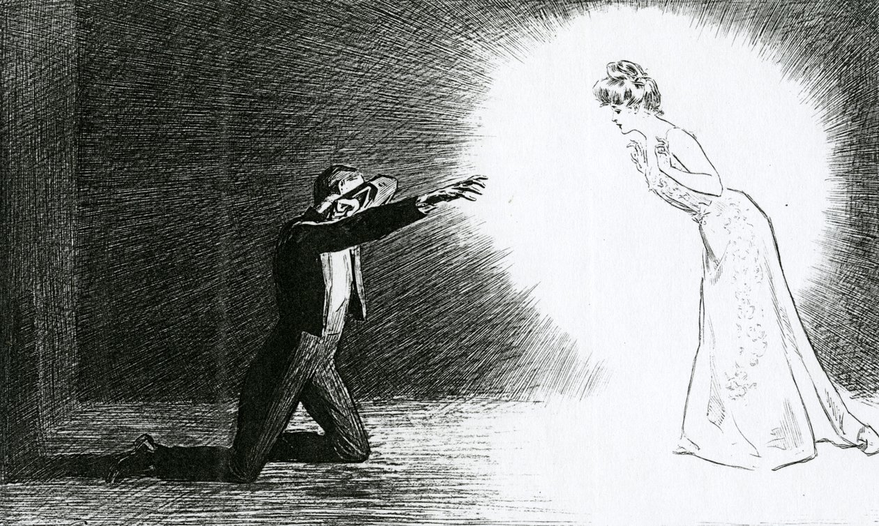 Another Moth, 1902 af Charles Dana Gibson