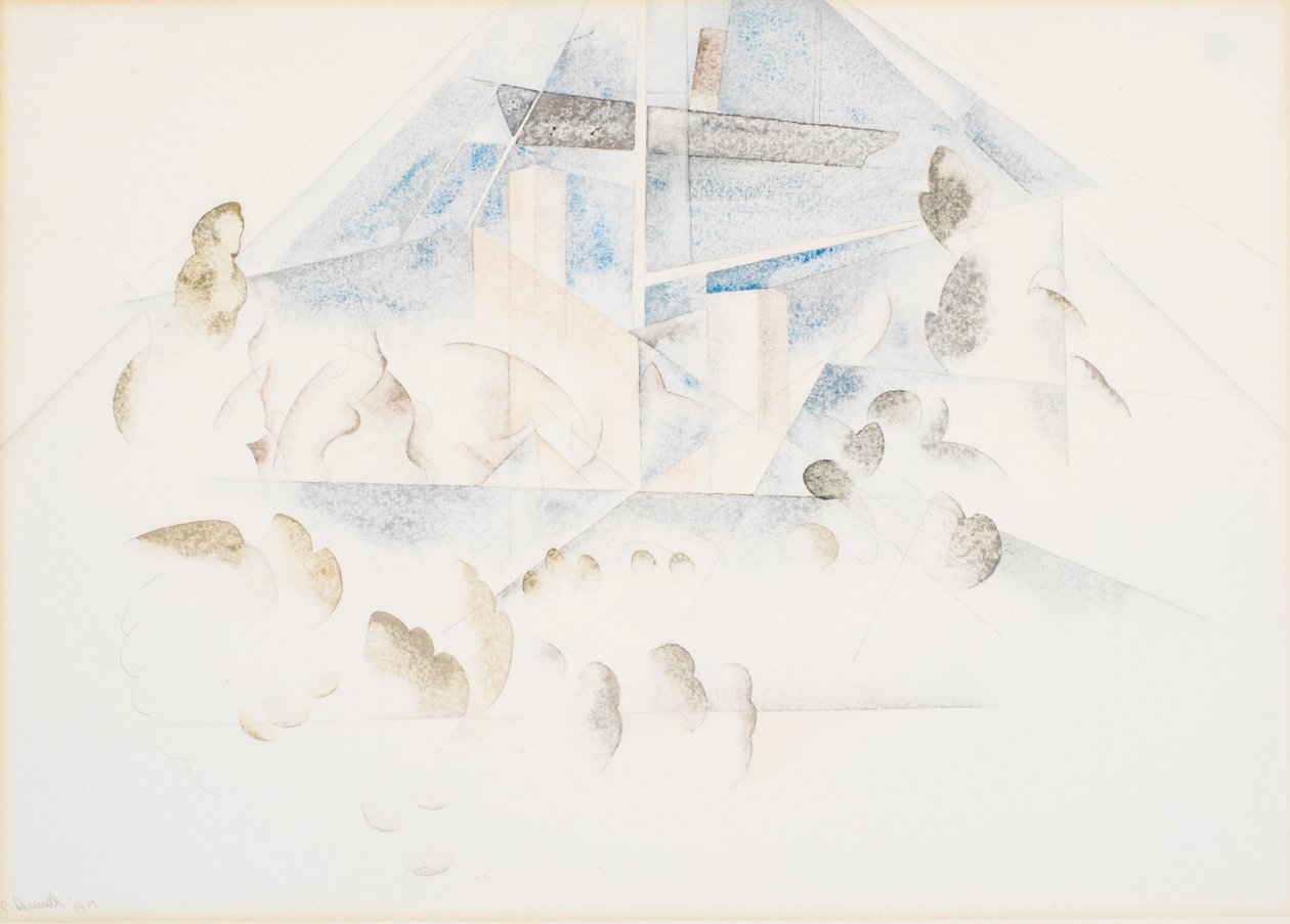 Bermuda, master og løv af Charles Demuth