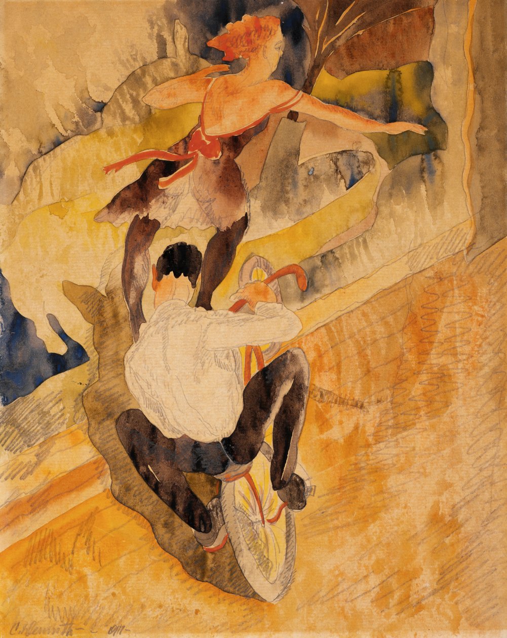Cykel akrobater af Charles Demuth