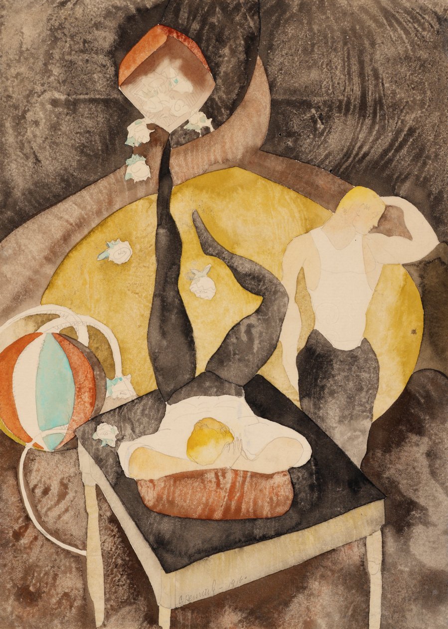 I Vaudeville: To akrobatjonglører af Charles Demuth