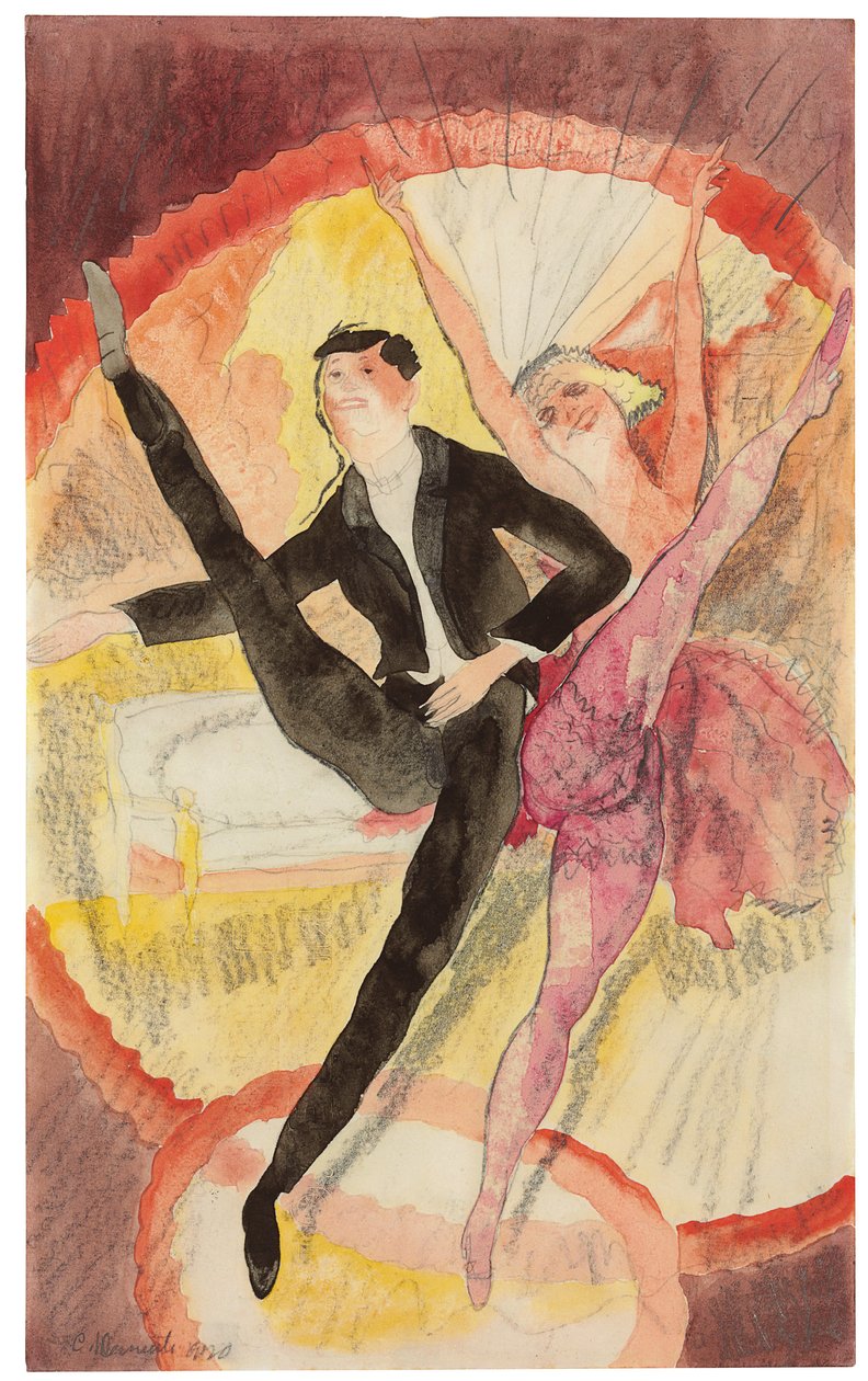 I Vaudeville: To dansere af Charles Demuth