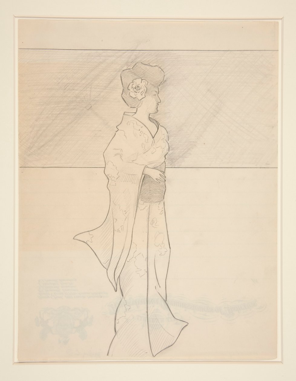 japansk dame af Charles Demuth