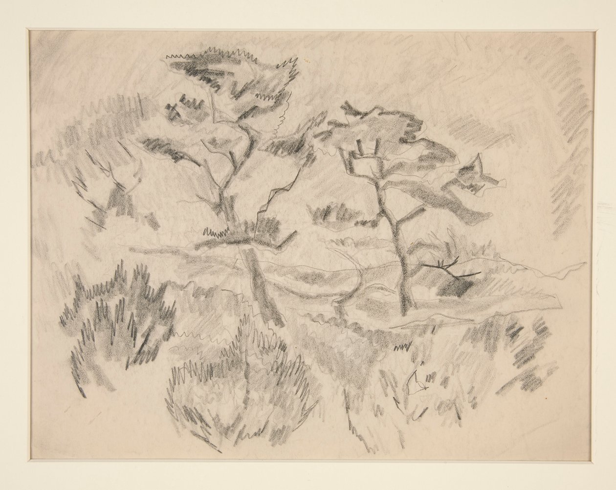 Landskab (Bermuda eller Provincetown?) af Charles Demuth