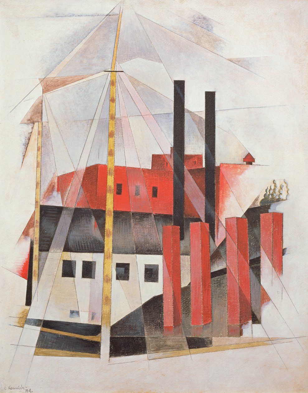 Piano Movers Holiday, 1919 af Charles Demuth