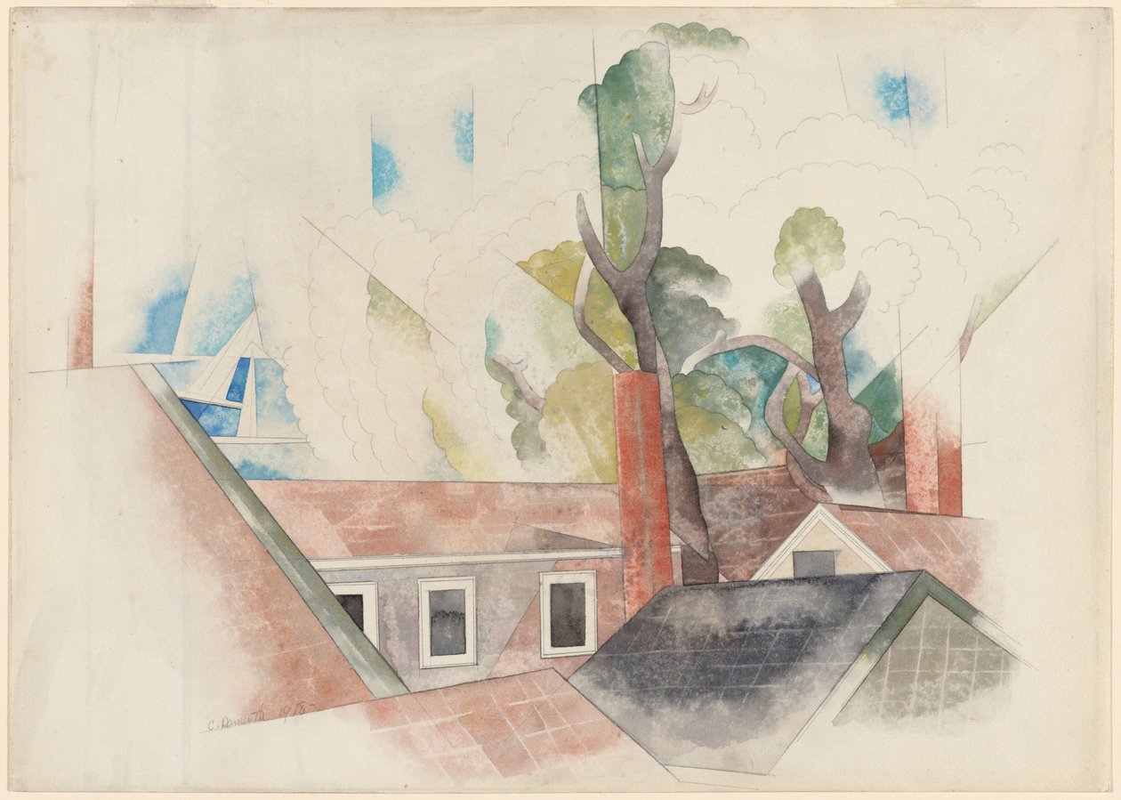 Tage og træer af Charles Demuth