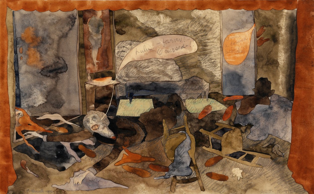 Grevinde Geschwitzs død af Charles Demuth