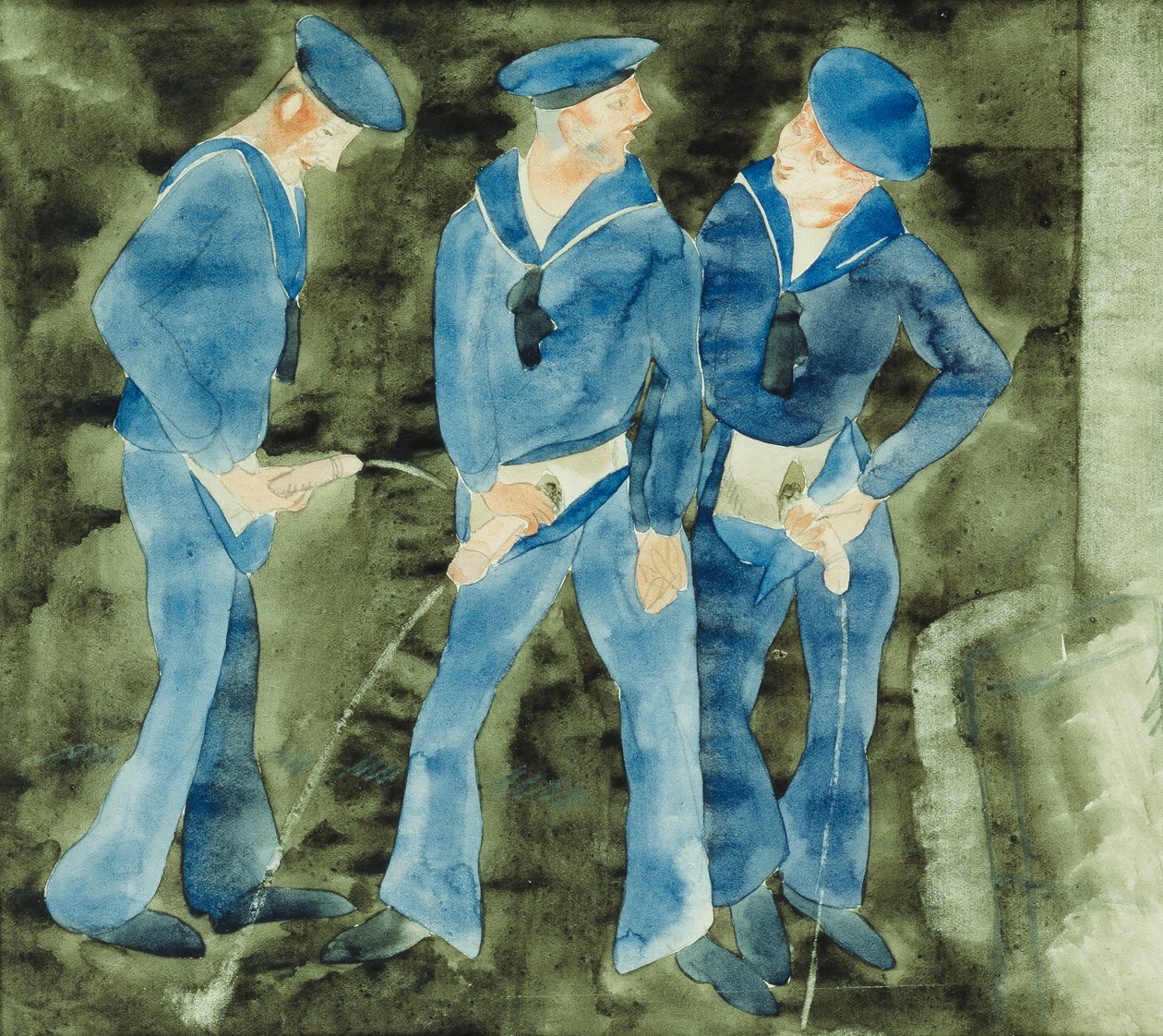 Tre sømænd af Charles Demuth