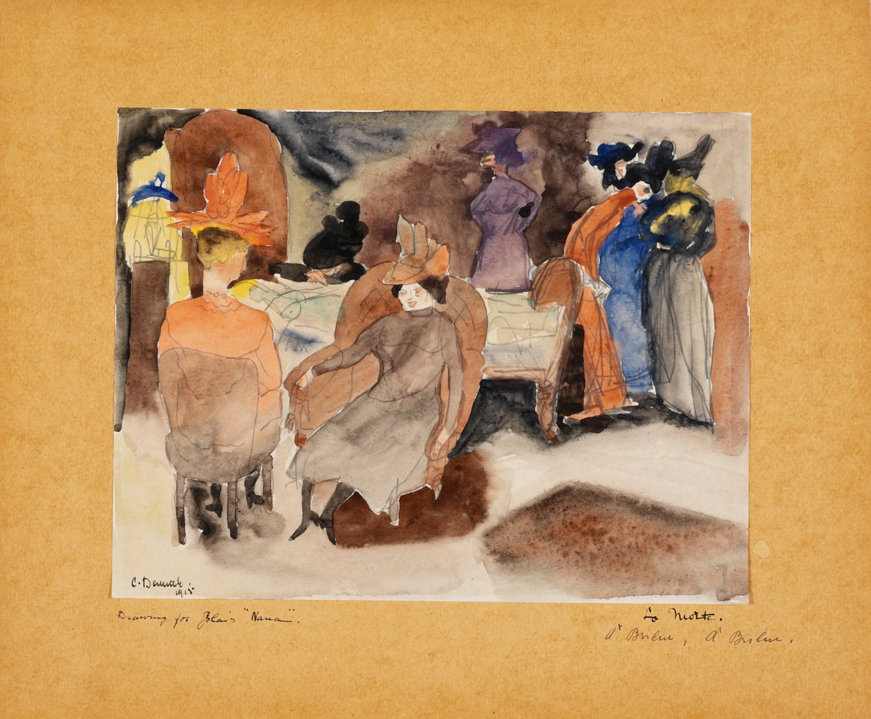 Zolas Nana, 1915 af Charles Demuth