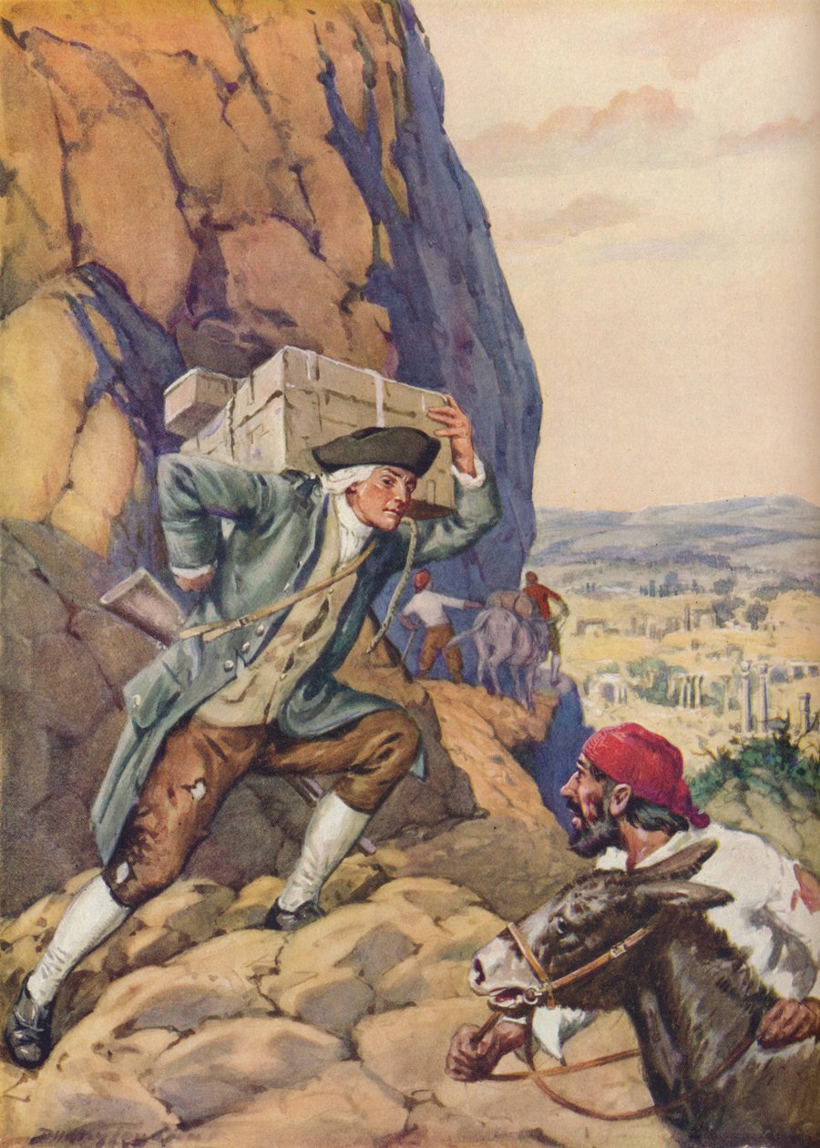 James Bruce hjælper sin tilhænger, c1925 af Charles Dudley Tennant