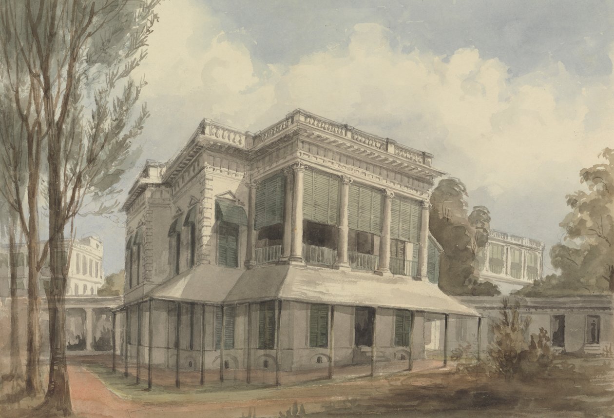 Elysium Row, Calcutta af Charles Dyce