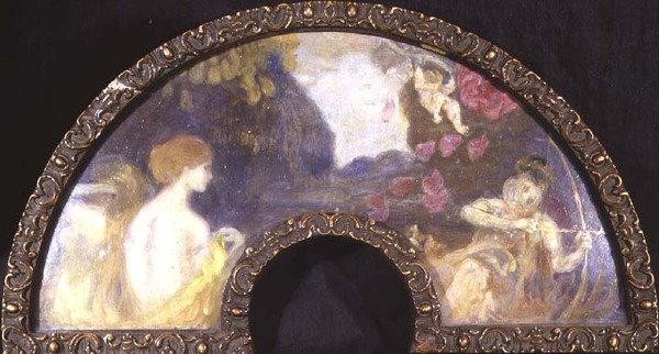 Arkadisk scene af Charles Edward Conder