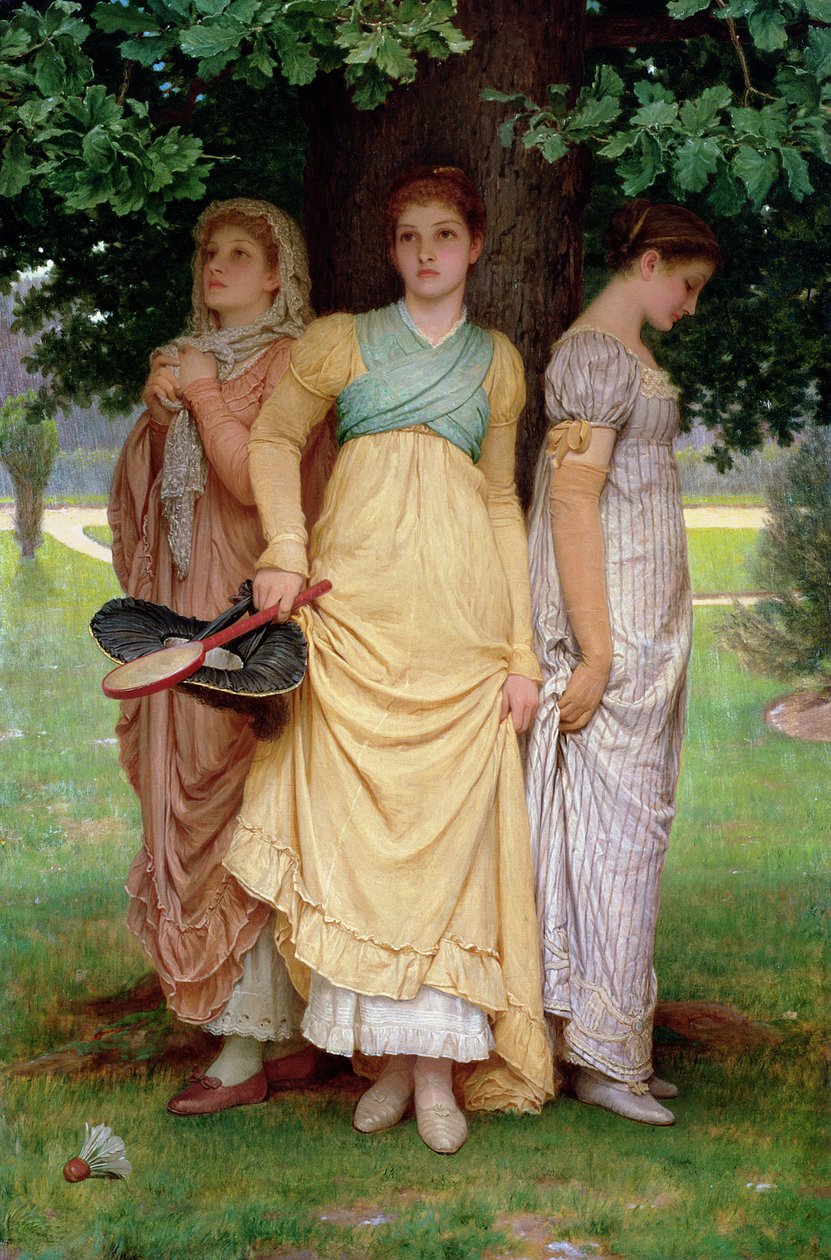 Et sommerligt brusebad af Charles Edward Perugini