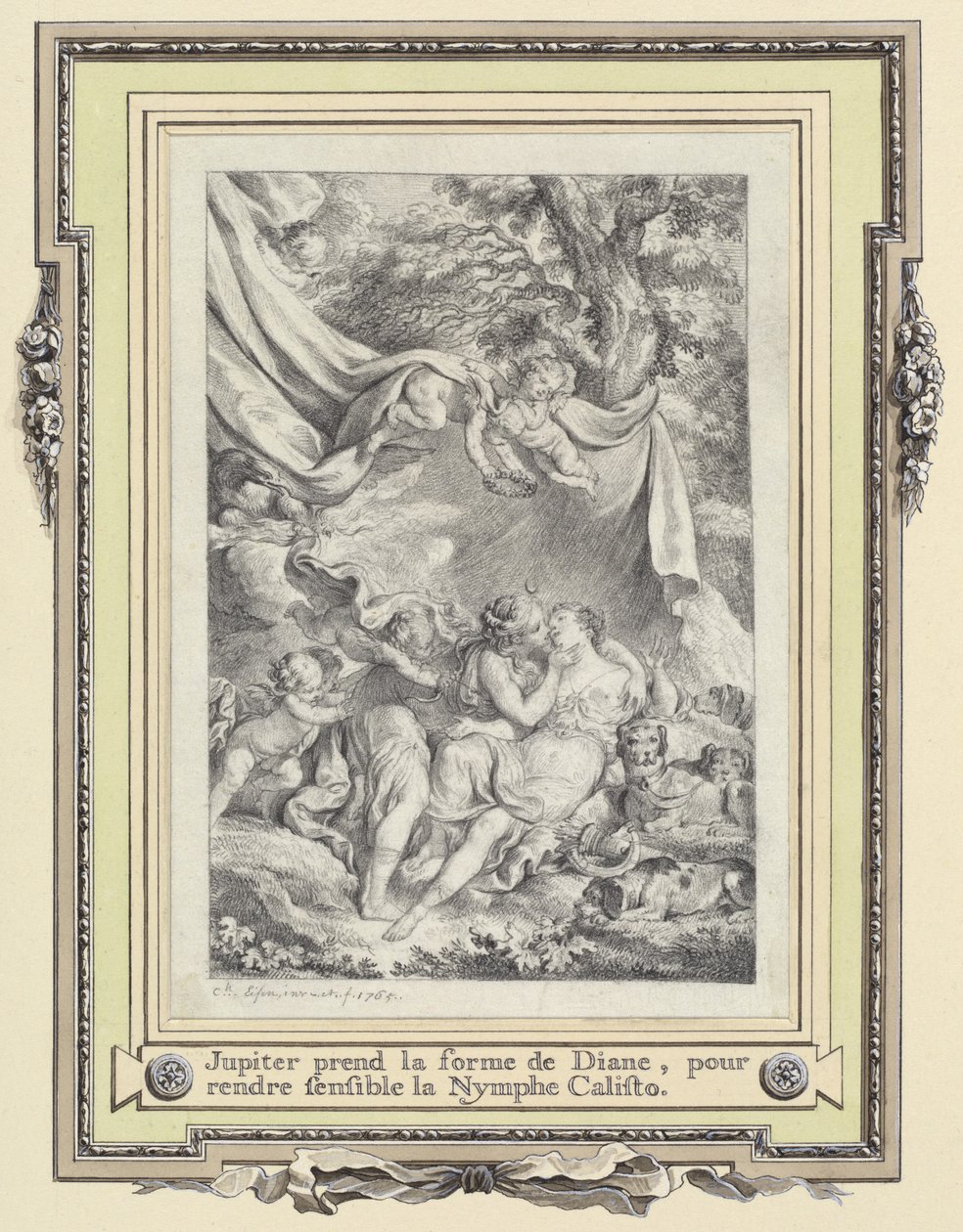 Jupiter og Callisto af Charles Eisen