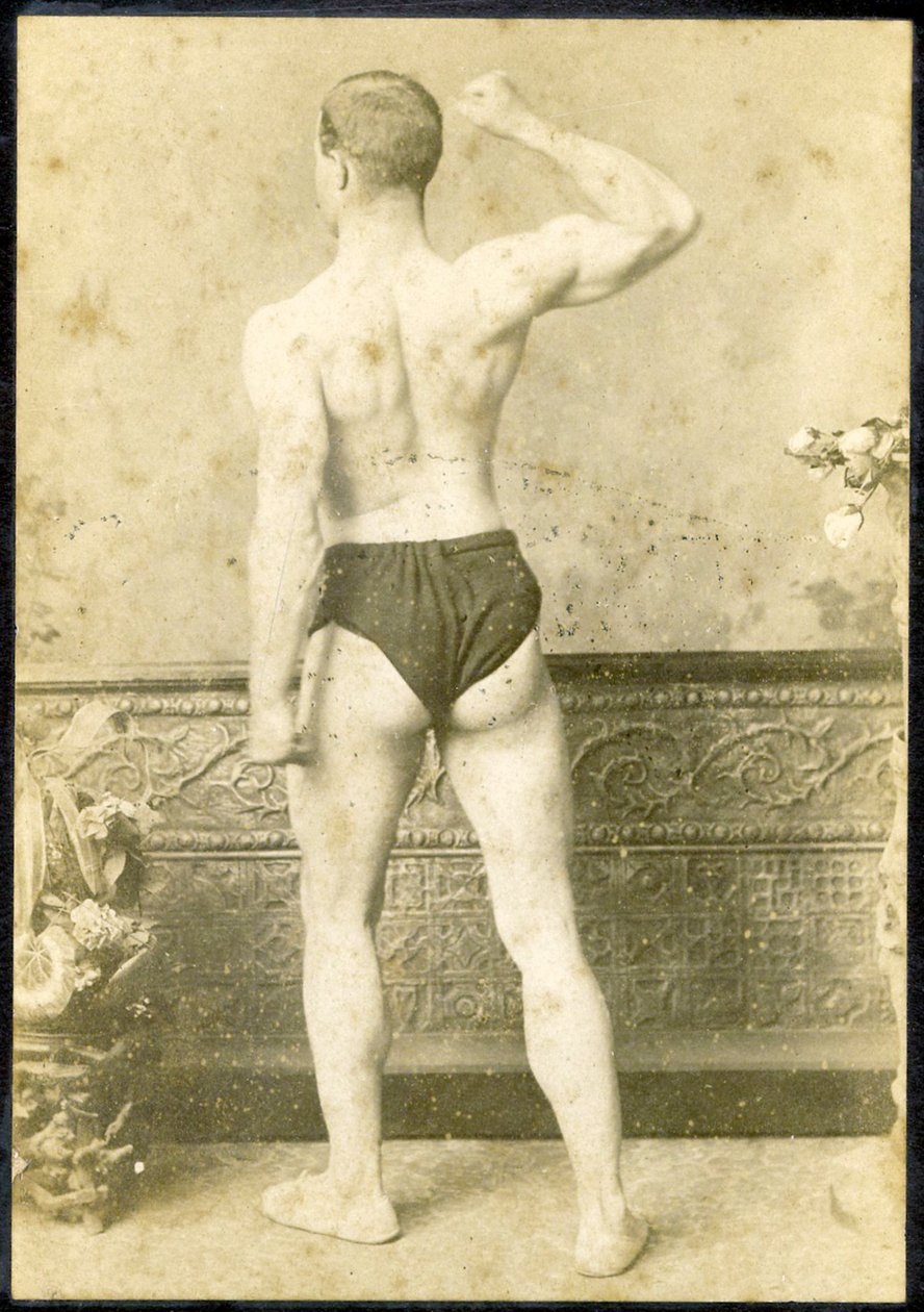 Portræt af en stærk mand, ca. 1890 af Charles Eisenmann