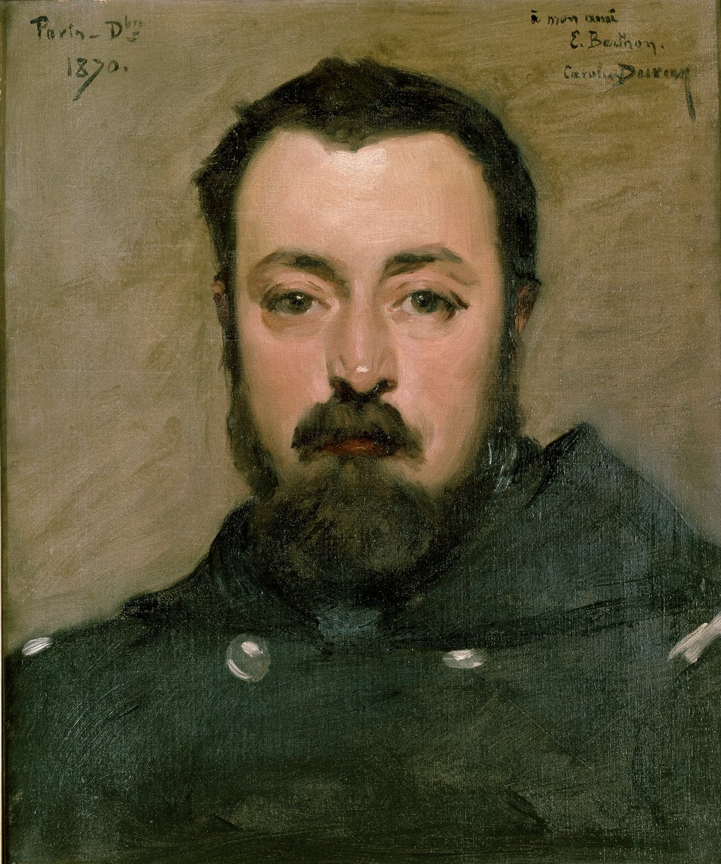 M. Berthon, 1870 af Charles Emile Auguste Carolus Duran