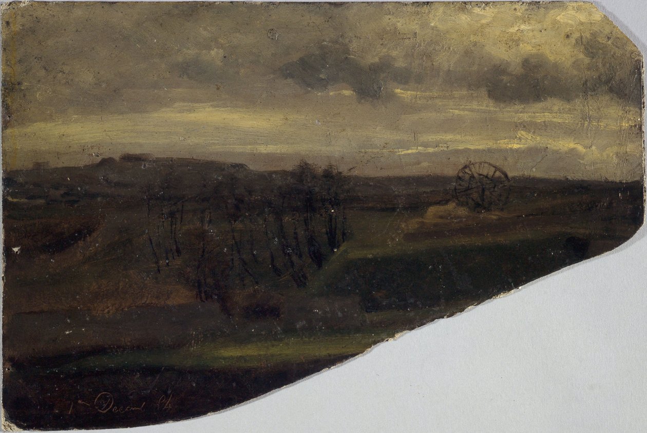 Landskab nær Paris af Charles Emile Cuisin