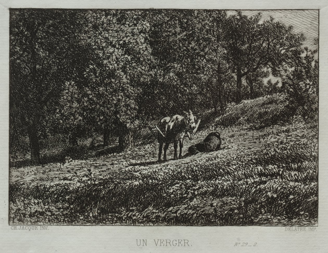 En frugthave af Charles Emile Jacque