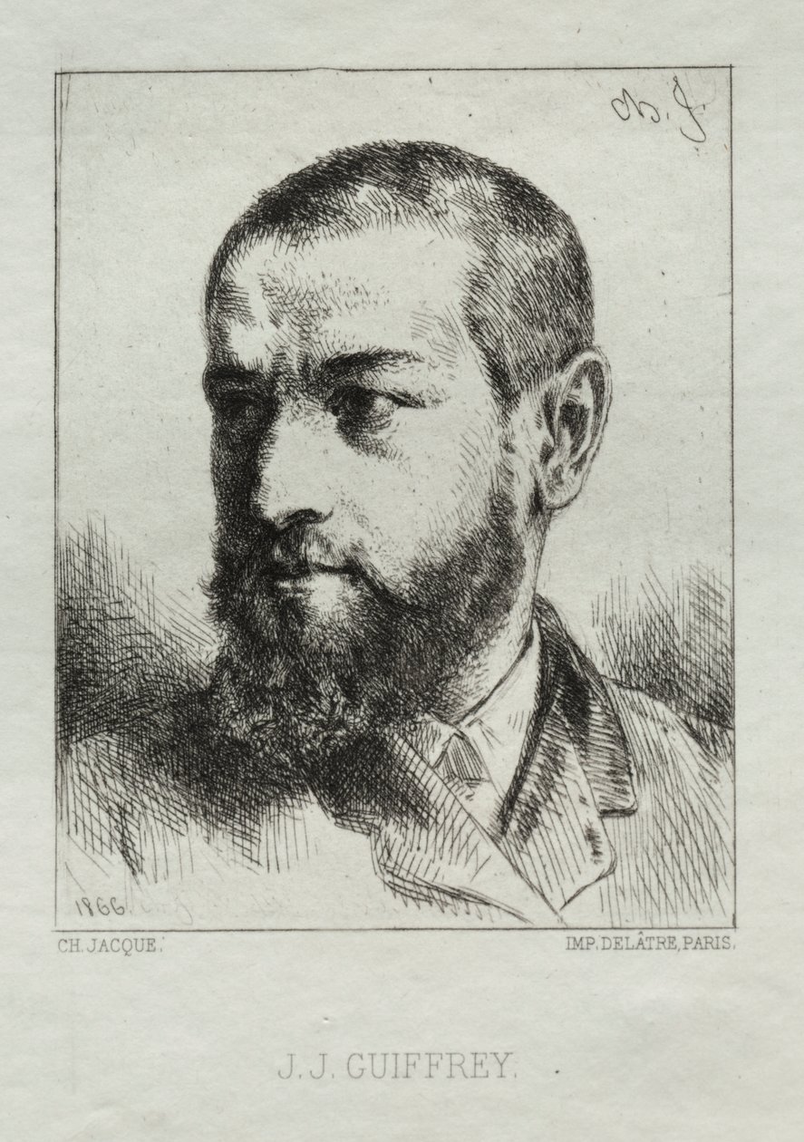 J. J. Guiffrey af Charles Emile Jacque