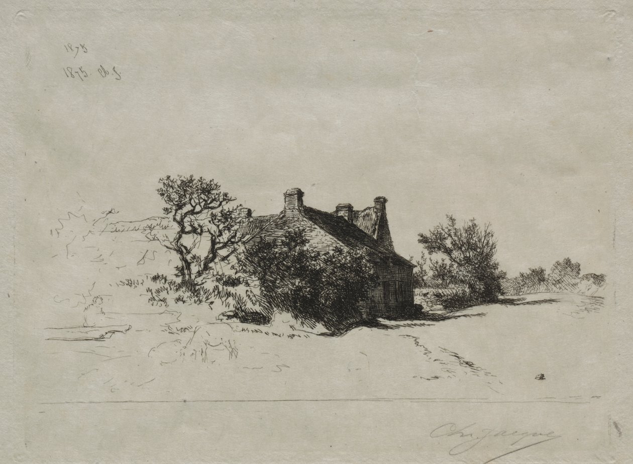 Små Kercassier-huse af Charles Emile Jacque