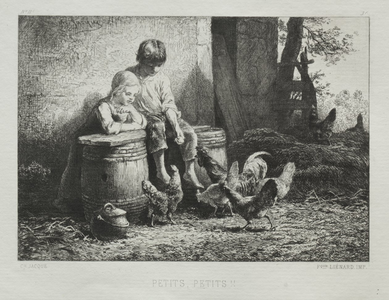 Lille, lille af Charles Emile Jacque