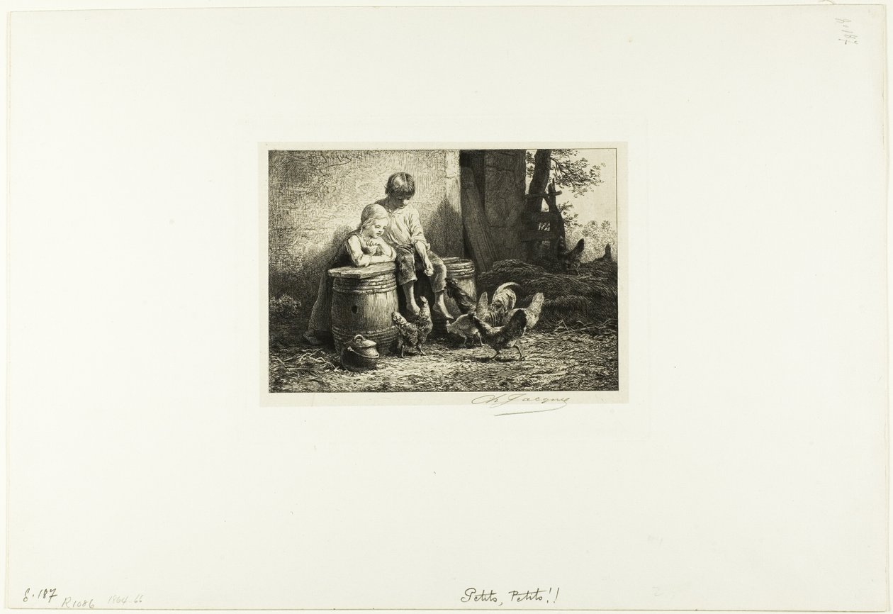 Lille! Lille! af Charles Emile Jacque