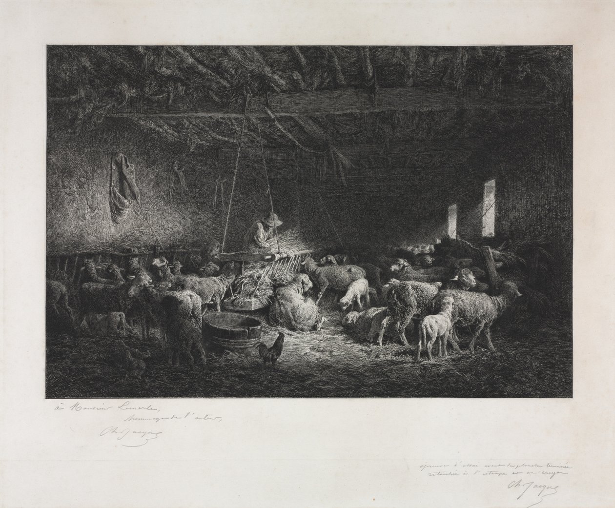 Stabil af Charles Emile Jacque