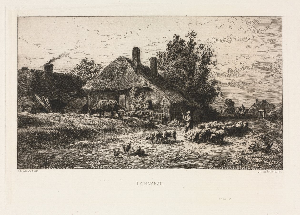 Hamlet af Charles Emile Jacque