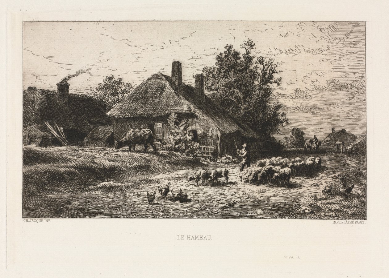 Hamlet. af Charles Emile Jacque