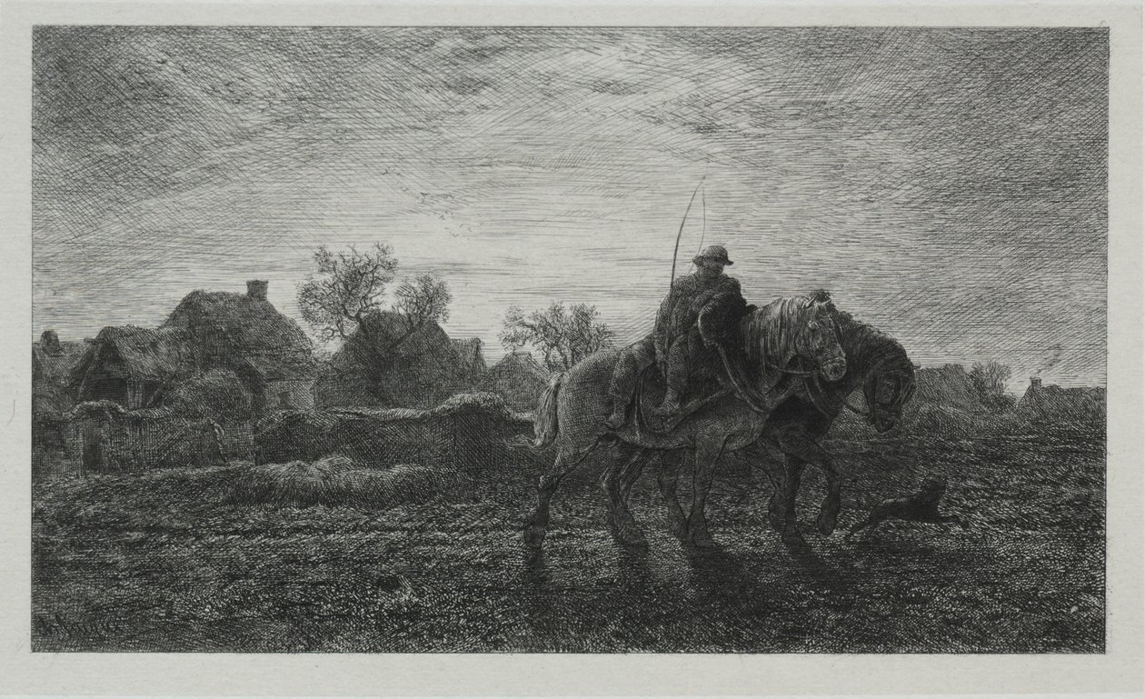 Morgenen. af Charles Emile Jacque