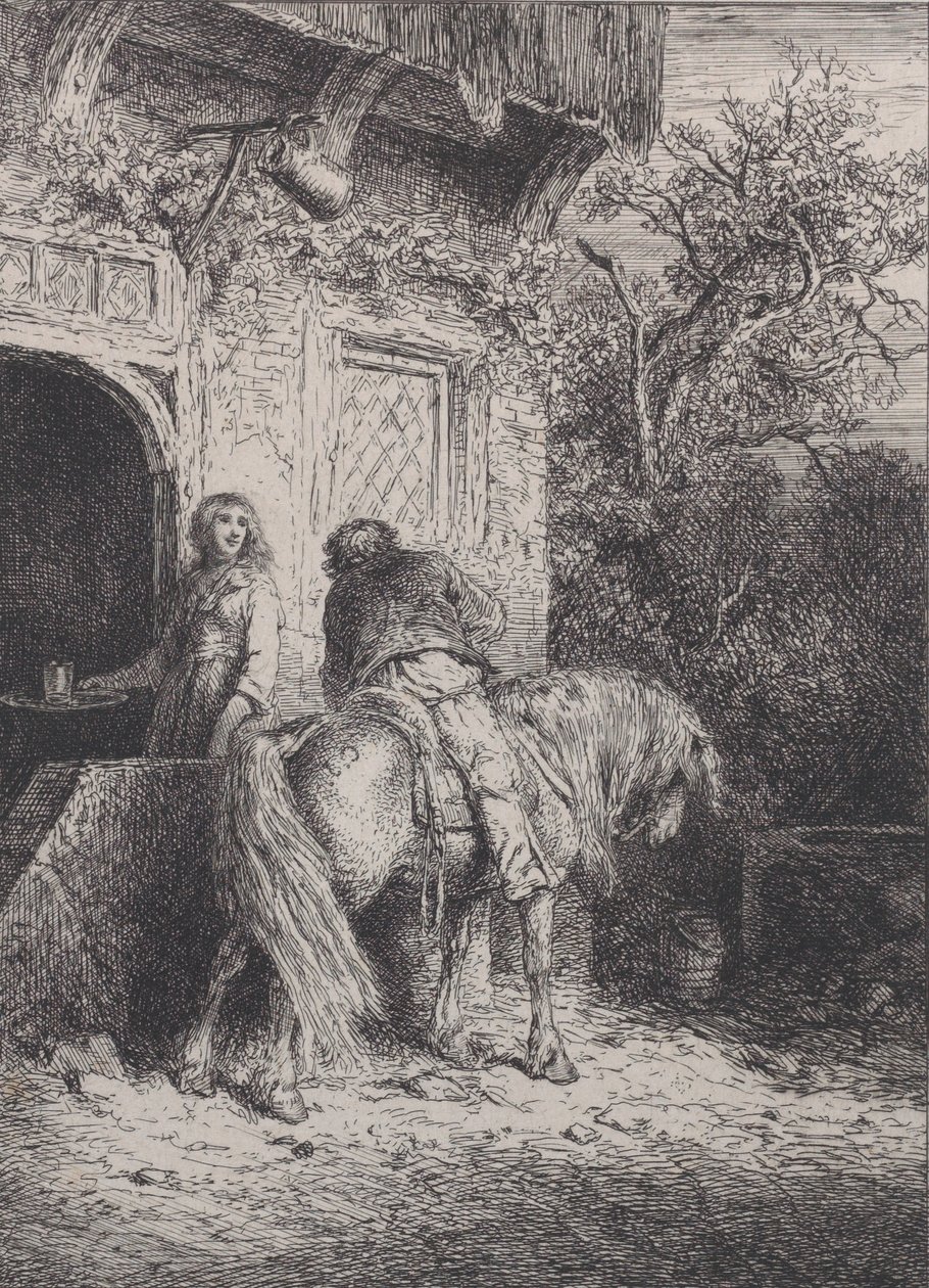 Rytteren, ca. 1845. af Charles Emile Jacque
