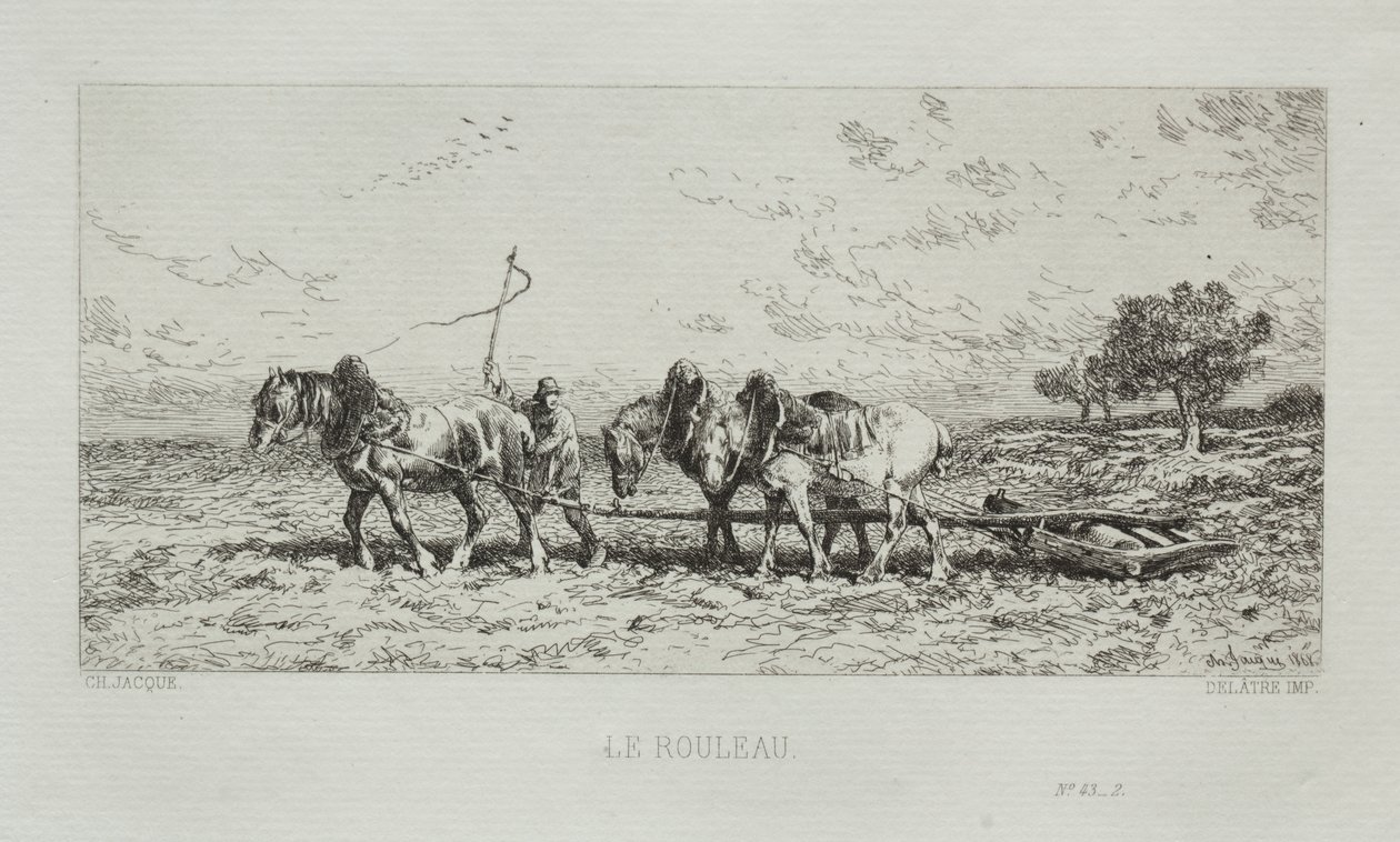 Rullen af Charles Emile Jacque