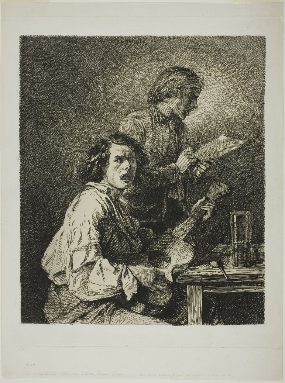 Sangerne af Charles Emile Jacque