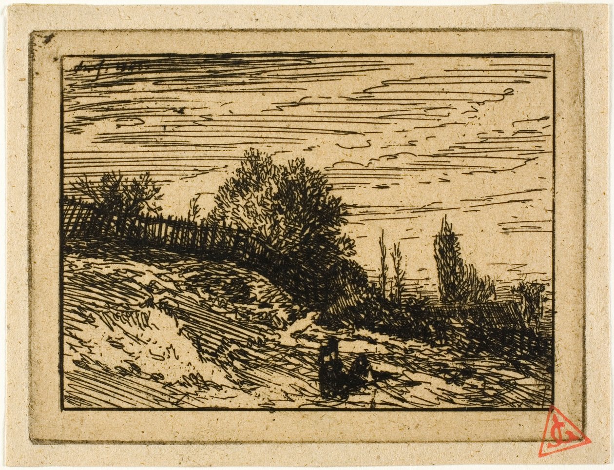Krattet af Charles Emile Jacque