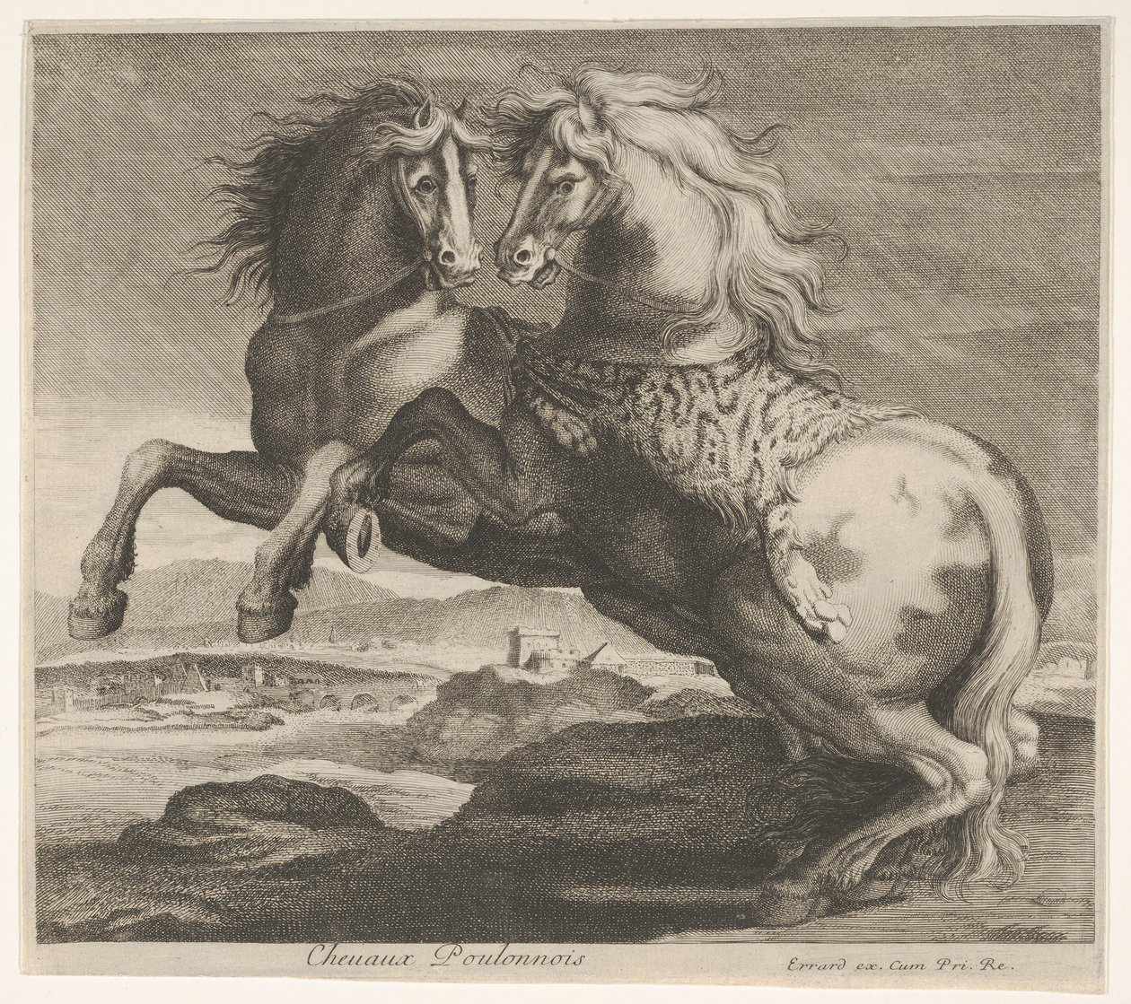 Chevax Poulonnous. af Charles Errard le fils
