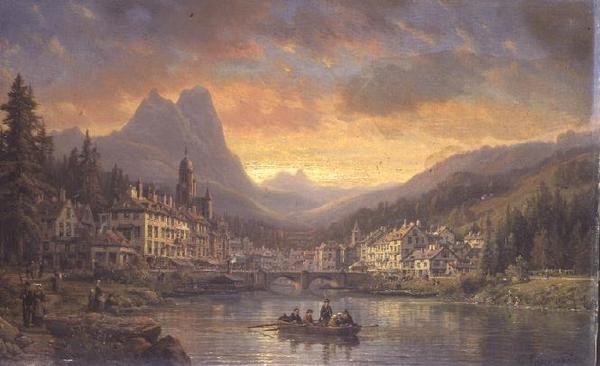 St Etienne af Charles Euphrasie Kuwasseg