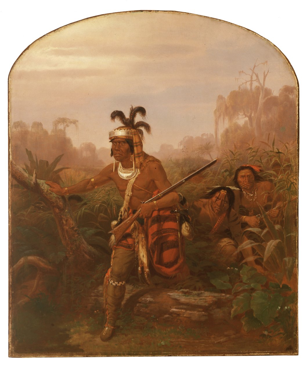Høvding Billy Bowlegs af Charles Ferdinand Wimar