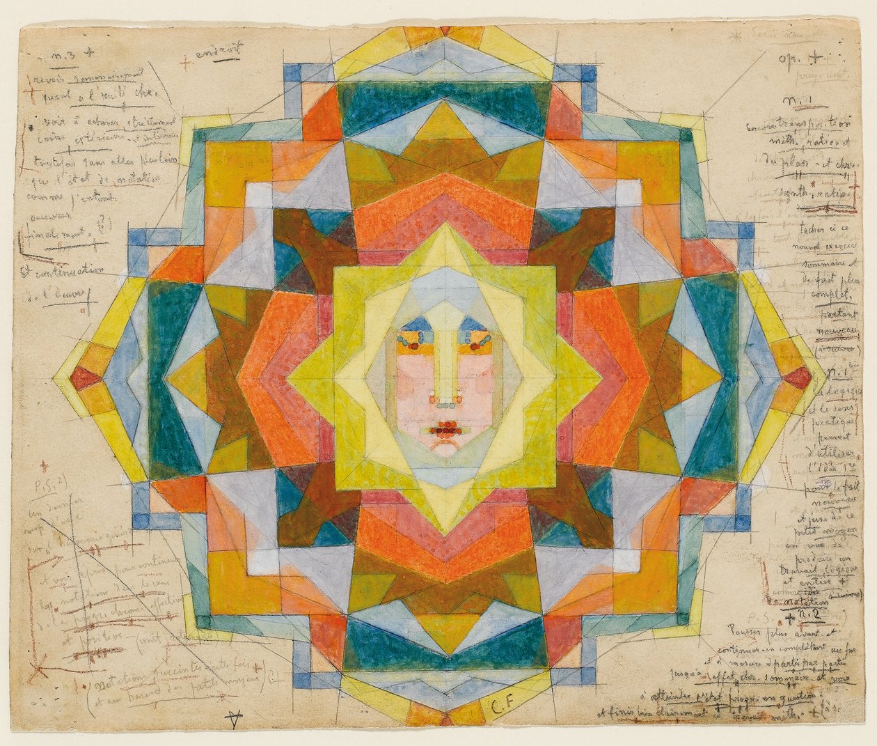Kromatiske notationer, efter 1900 af Charles Filiger