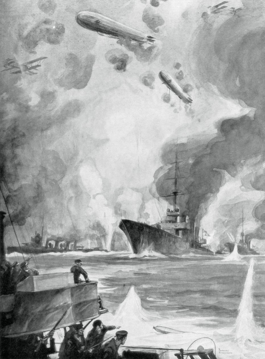 Cuxhaven Raid, 25. december 1914, 1926. af Charles Fouqueray