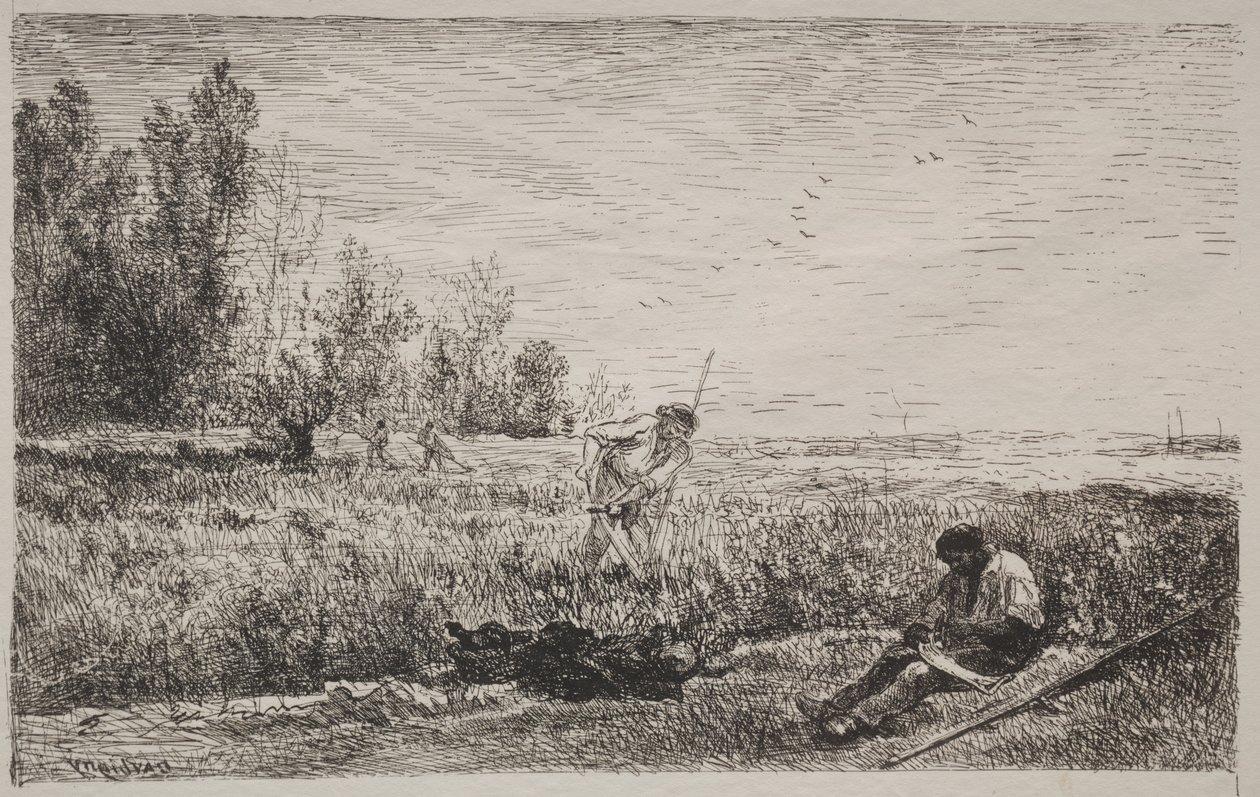 Høfremstilling af Charles Francois Daubigny