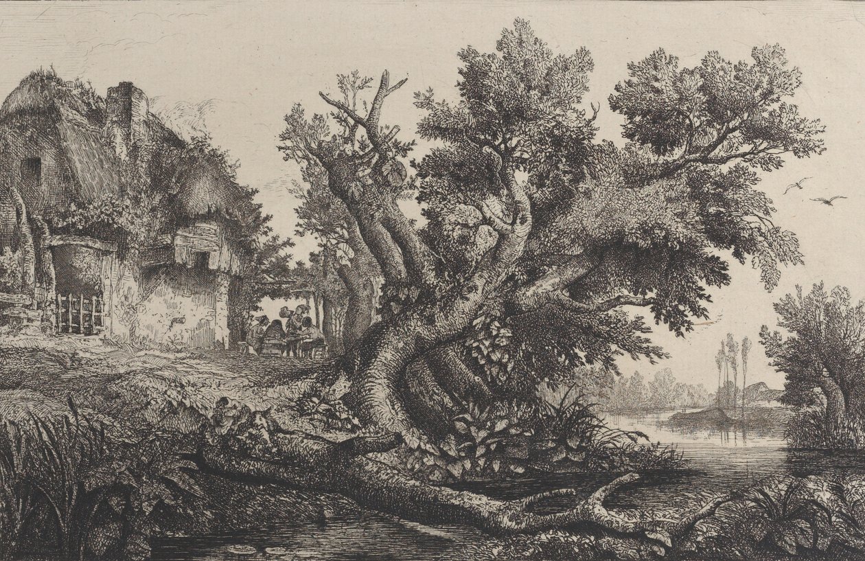 Arbor, 1838. af Charles Francois Daubigny